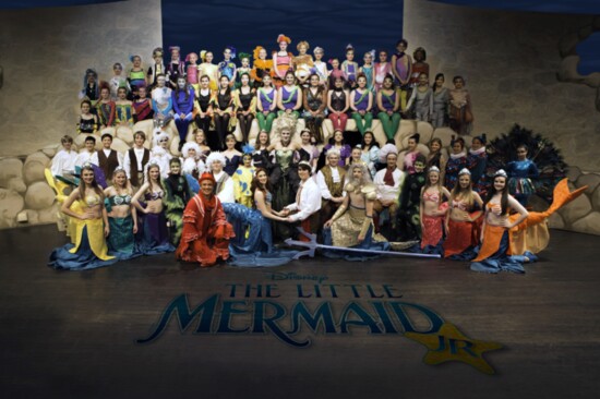 The cast of the ROYAL Theatre Company production of the Little Mermaid. 