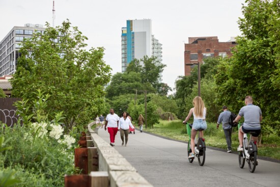 Currently, 9.3 miles of trails have been completed as part of the 22-mile loop, An additional 10.3 miles of connector trails have also been built.  