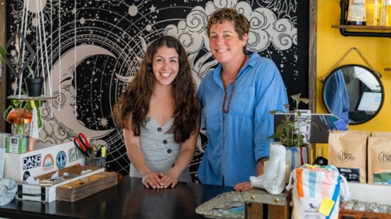 Writer Virginia and Karen Pashko, owner of Bar Shoppe