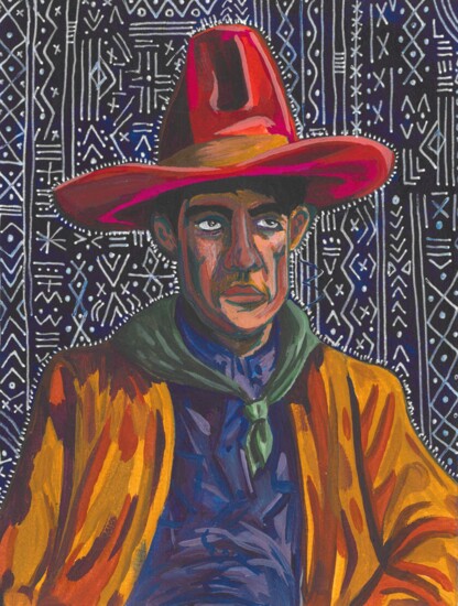 Vaquero - gouache Paint