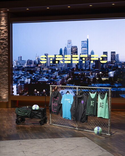 Street FC on Shark Tank. Photo courtesy ABC.