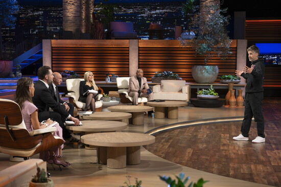 Street FC on Shark Tank. Photo courtesy ABC.