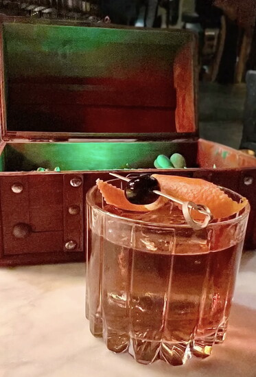 Smoked Old Fashioned @Vine Room