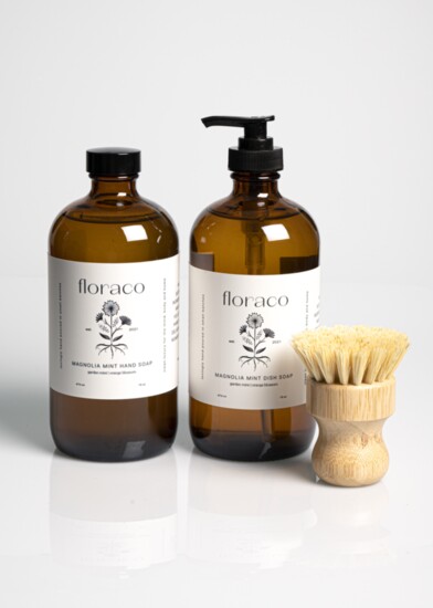 Floraco hand and dish soap, @hellofloraco