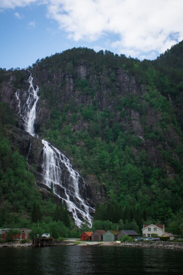 View from the Mostraumen Fjord Cruise