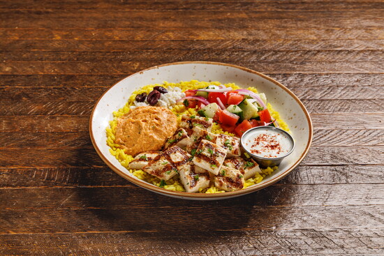 Fireside Favorite Mediterranean Chicken Bowl
