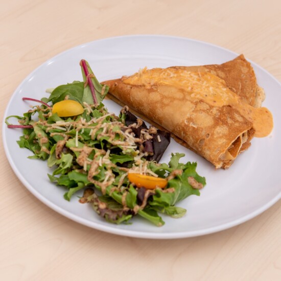 Chipotle Roasted Chicken Crepe