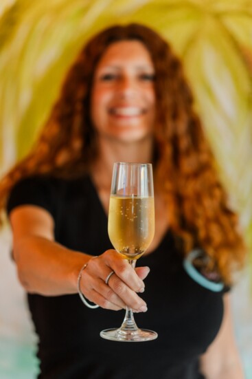 Cava and Cakes owner Allison Nazorowski