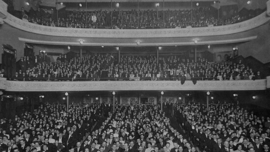 Opening Night at the Bijou, Marc, 1909, McClung Historical Collection