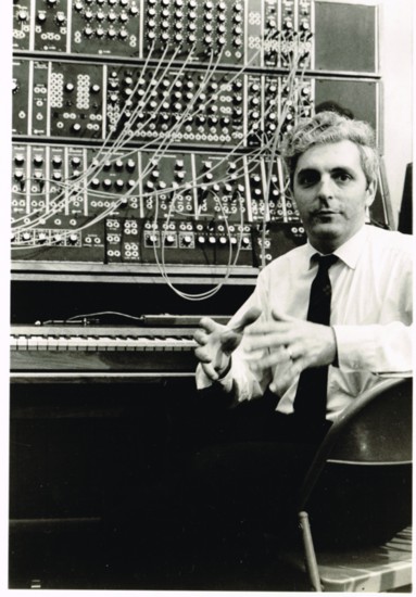 Bob Moog with Moog Modular