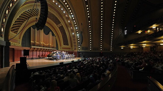 The Jazz at Lincoln Center Orchestra School Day Performance; photography by Peter Smith.