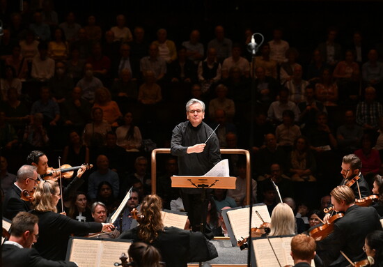 The London Symphony Orchestra; photography by Mark Allan.
