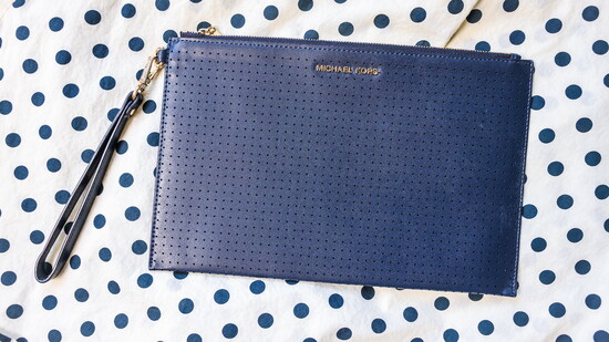 Polka Dots are all the rage/ wristlet by Michael Kors
