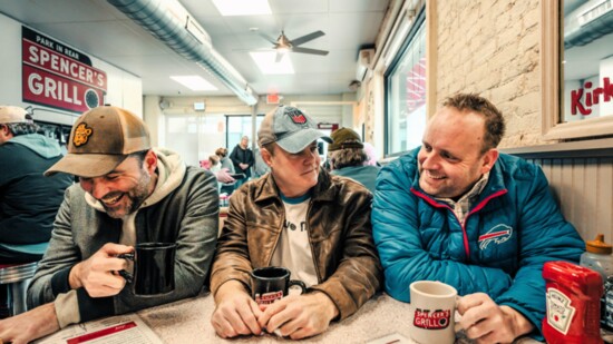 Tim Convy, Greg Warren, Sean O'Brien (left to right)