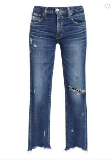 Moussy Glendale Mid-Rise Skinny Ankle Jeans, $340, West