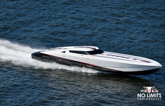 Participant Brian Forehand, professional offshore racer, Outerlimits with Marker 17 Marine out of Wilmington, NC