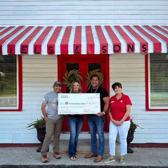 Bret and Allison Laso with Sutton Shaw (founder) of The Big Red Barn Retreat