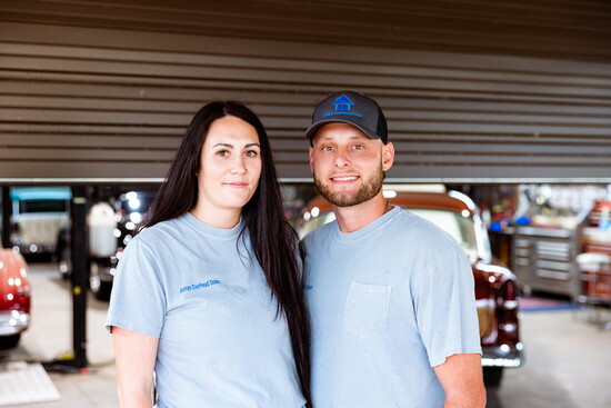 Katelyn & Cody Papuga, Owners of Amtex Overhead Doors