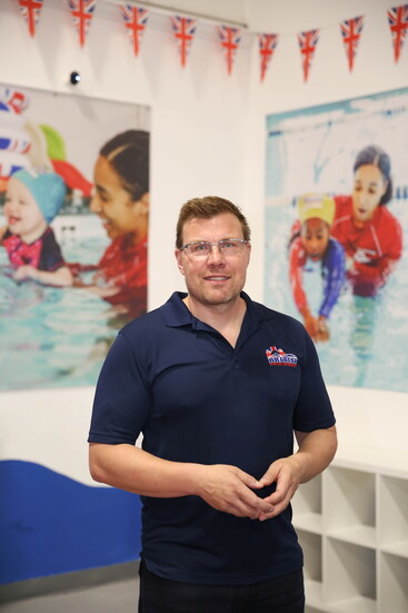 Robert Stapf, owner of the British Swim School in Fairfield
