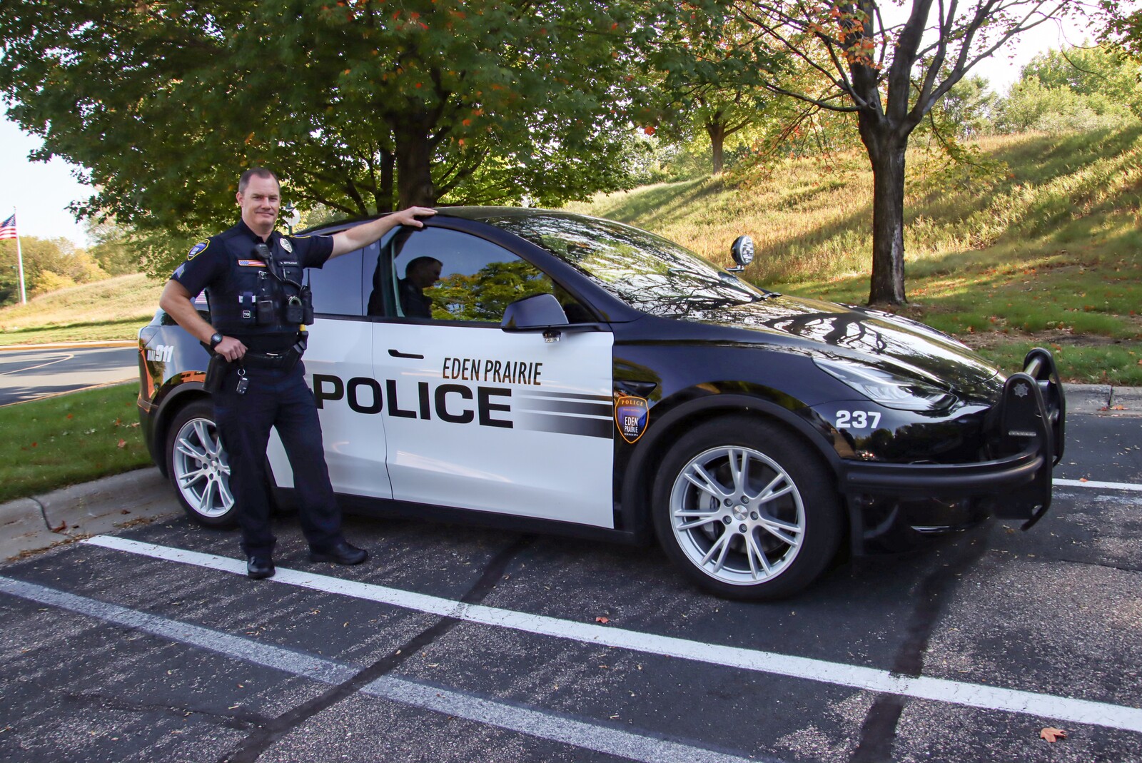 The Eden Prairie Police Department s New Tesla