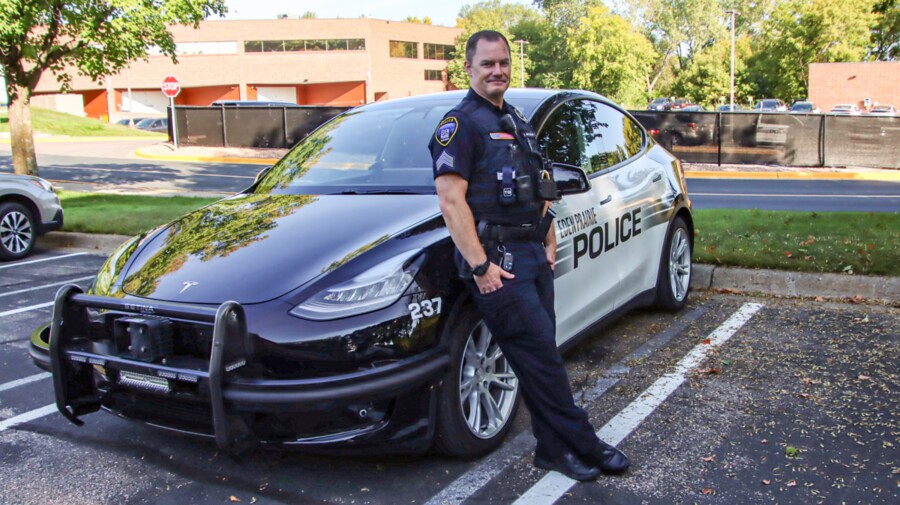 The Eden Prairie Police Department's New Tesla