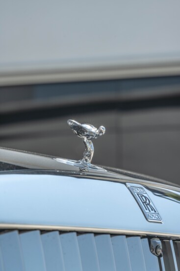 "The Spirit of Ecstasy" hood ornament 