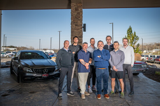 The management and sales team at Country Auto works to build relationships over transactions 