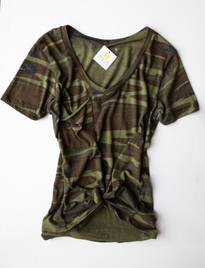 Camo Pocket Tee, $38