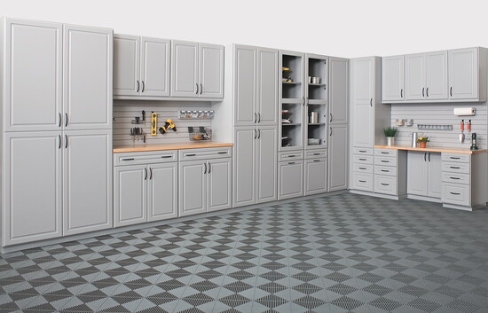 Garage with storage