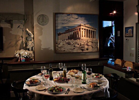 Dining at The Parthenon
