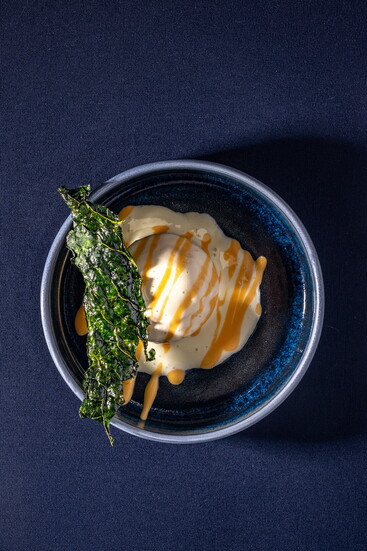 Thoughtful technique and seasonal ingredients shape Camaraderie’s fall menu, with dishes designed to let a few flavors shine. Photo: Kuri Squash Sformato