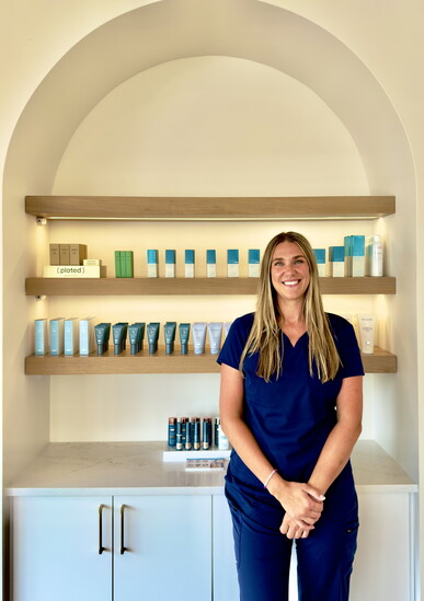 Aesthetician Amy Kuehnel 