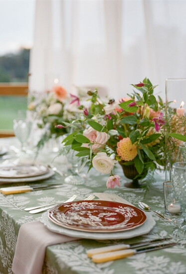 Table Set up at a LMF Event