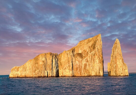 Kicker rock or Leon Dormido is an amazing rock formation nearby San Cristobal Island