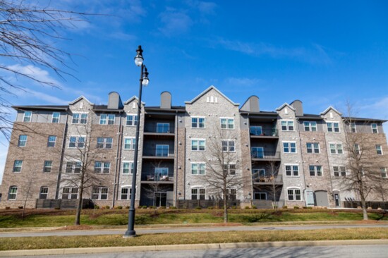 Exterior view of the Gatherings facing the Hendersonville Greenway.