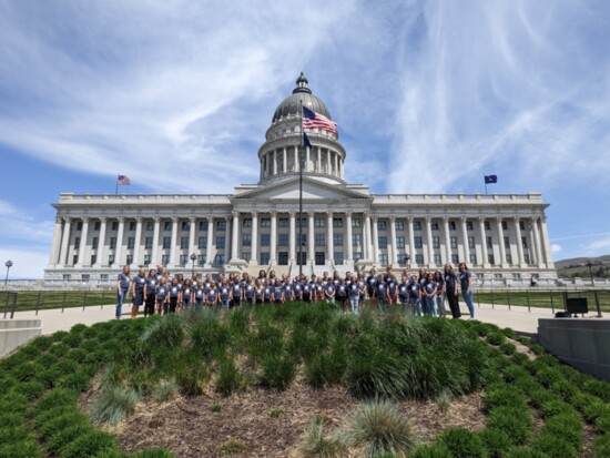 Outside Utah State Capitol