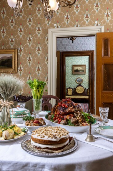 Thanksgiving Dinner, on-site at Ebenezer Maxwell Mansion, Philadelphia.