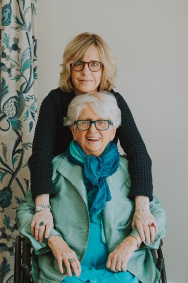 Anita Glenn (60) and her Mother   Rosemary Glenn (97).