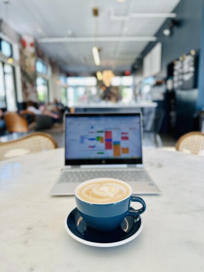 Confident Coffee. Beautiful light-filled café serving great local coffee