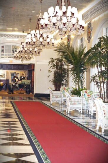 A regal and breathtaking view of the East End Lobby. 