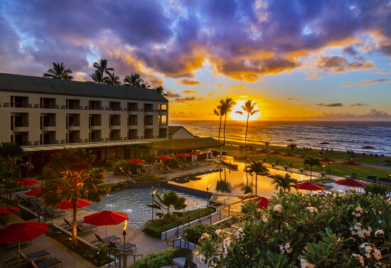 Ocean, beach, and garden views greet guests from every balcony.