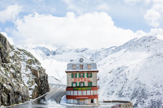 The photo that started it all! I took this photo in Switzerland, and it feels like a set location from a Wes Anderson film.