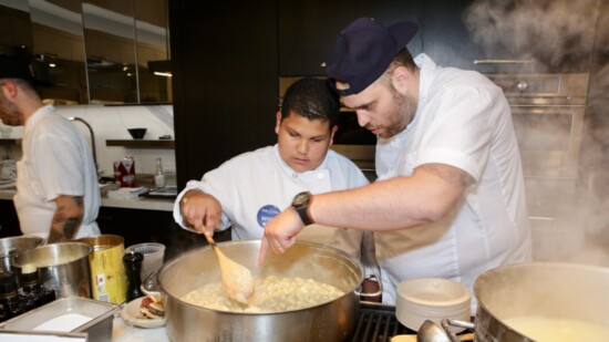 A previous Make-a-Wish event at Aitoro Appliance.