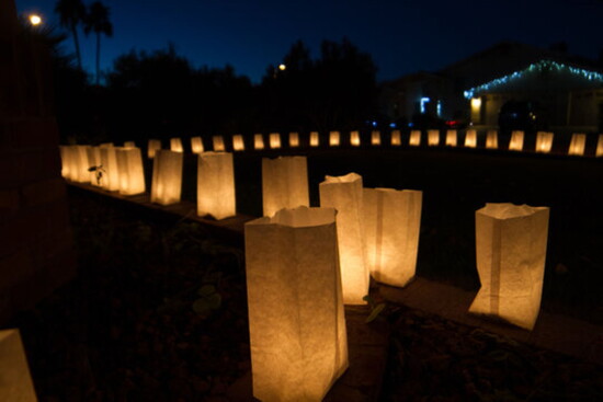 Luminaries light up the town!