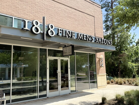 18/8 Fine Men’s Salon in Hughes Landing.
