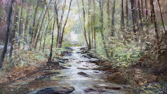Spring - 40" x 30" - oil on canvas