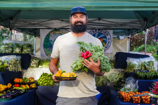 Morgan Boehm with Middle Fork Farm