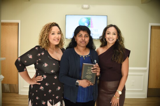 Lamis Osman (director), Deepa Thankam and Ti Patel (owner)