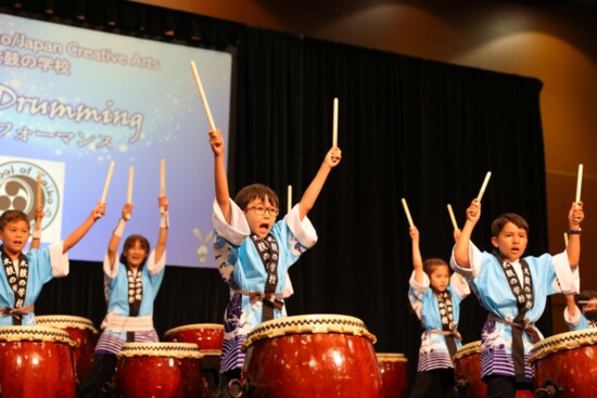 Kids Taiko Performance. Photography by Japan Fair