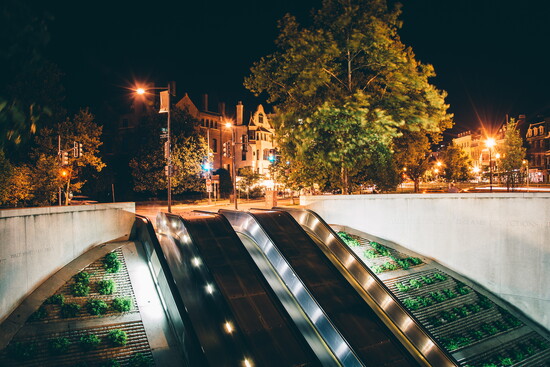 Attend an exhibition or performance at the Dupont Underground